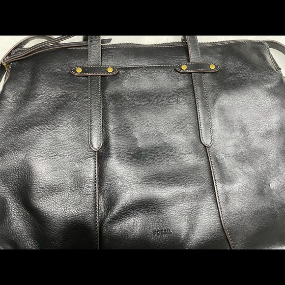 Fossil Black Laptop/Messenger Style Bag - Picture 5 of 9